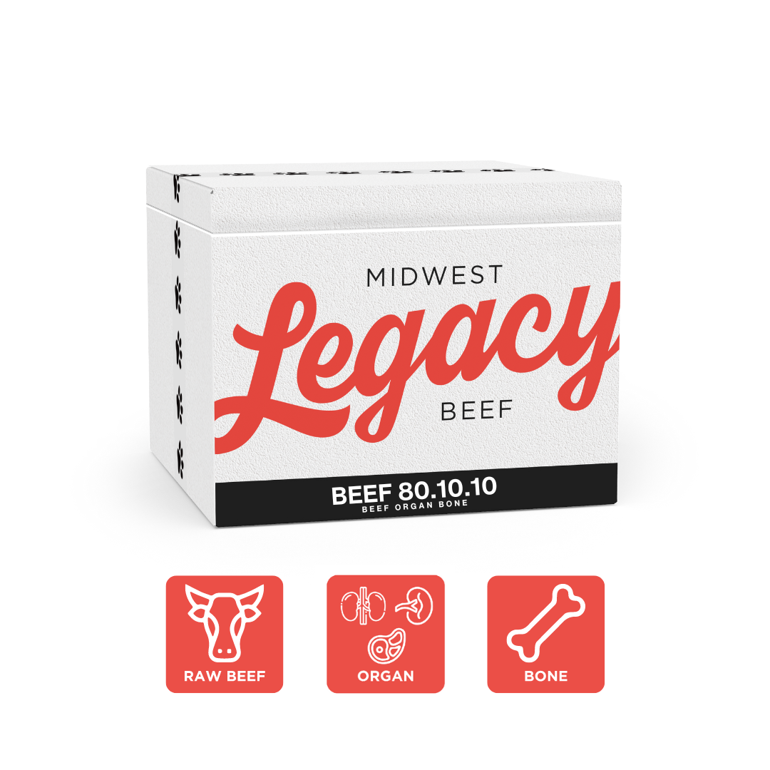 raw dog food with ground bone